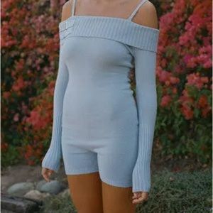 Frankies bikinis fleur fluffy romper BNWT